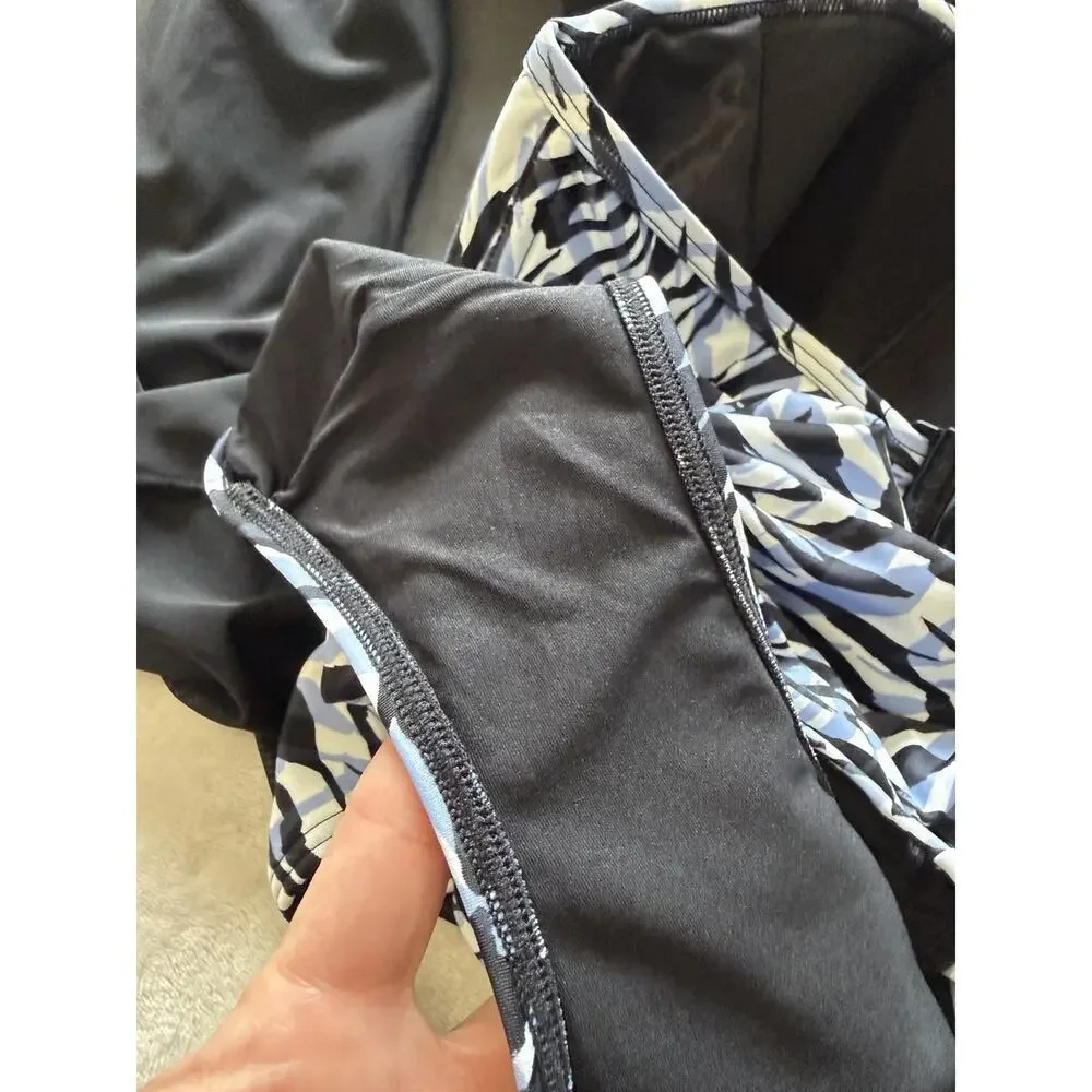 Curvy Kate Wrapsody Swimsuit Multiway Bandeau Strapless Zebra Print 32DDD NWT